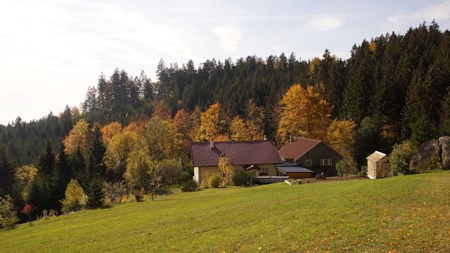 Unser Haus im Herbst